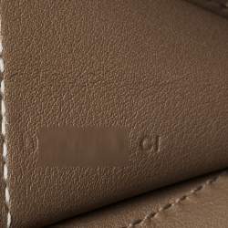 Pre Owned Hermès Etoupe Swift Leather Elan Jige 29 Clutch