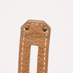 Pre Owned Hermes Gold Togo Leather Gold Finish Birkin 30 Bag