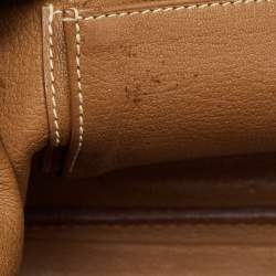 Pre Owned Hermes Gold Togo Leather Gold Finish Birkin 30 Bag