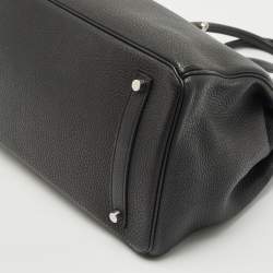 مملوكة مسبقًا حقيبة هيرمس بيركين 35 جلد  توغو نوار إكسسوار مطلي ذهبي