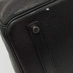 مملوكة مسبقًا حقيبة هيرمس بيركين 35 جلد  توغو نوار إكسسوار مطلي ذهبي