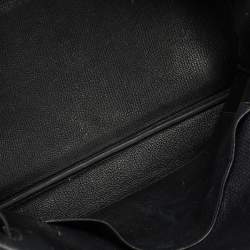 مملوكة مسبقًا حقيبة هيرمس بيركين 35 جلد  توغو نوار إكسسوار مطلي ذهبي