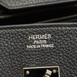 مملوكة مسبقًا حقيبة هيرمس بيركين 35 جلد  توغو نوار إكسسوار مطلي ذهبي