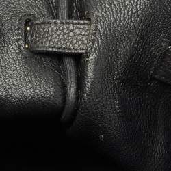 مملوكة مسبقًا حقيبة هيرمس بيركين 35 جلد  توغو نوار إكسسوار مطلي ذهبي