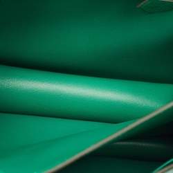 Pre Owned Hermès Vert Vertigo Epsom Leather Gold Finish Constance 24 Bag