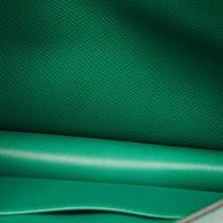 Pre Owned Hermès Vert Vertigo Epsom Leather Gold Finish Constance 24 Bag