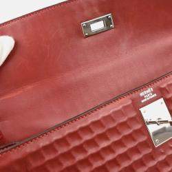 مملوكة مسبقًا حقيبة هيرمس كيلي 32 سولييه "روج H إيفر دويتش وافل"