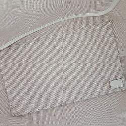 Pre Owned Hermes Stipple 25 Beige Brown Canvas and Leather bag