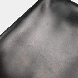 Pre Owned Hermes Black Box Calf Haut a Courroies 32 Handbag