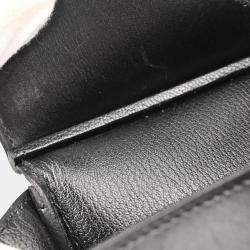 Pre Owned Hermes Black Box Calf Haut a Courroies 32 Handbag