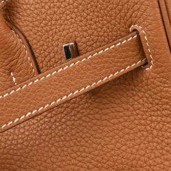Pre Owned Hermes Gold Togo Birkin 30 Handbag