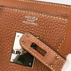 Pre Owned Hermes Gold Togo Birkin 30 Handbag