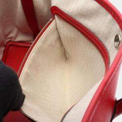 Pre Owned Hermes Garden Party TPM Leather Bag