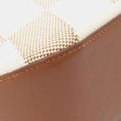 Pre Owned Hermes H En Biais PM  Brown Ecru Z Swift Leather Toilet H  Tote Bag
