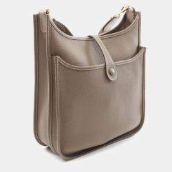 Pre Owned Hermes Evelyne 3 Trois PM Etoupe Grey