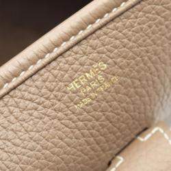 Pre Owned Hermes Evelyne 3 Trois PM Etoupe Grey