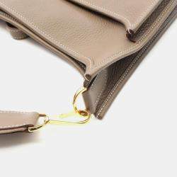 Pre Owned Hermes Evelyne 3 Trois PM Etoupe Grey