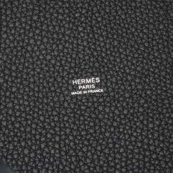 Pre Owned Hermes Noir Picotin Lock 22 Bag