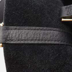 Pre Owned Hermes Picotin 22 Handbag K Clemence Leather Black Noir Ghw