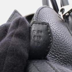 Pre Owned Hermes Bolide31 Shoulder Handbag Clemence Leather Black X Shw