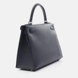 مملوكة مسبقًا حقيبة هيرمس كيلي 28 أزرق نيلي