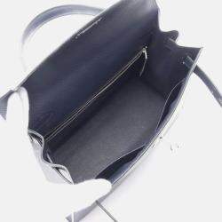 مملوكة مسبقًا حقيبة هيرمس كيلي 28 أزرق نيلي