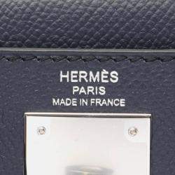 مملوكة مسبقًا حقيبة هيرمس كيلي 28 أزرق نيلي