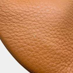 Pre Owned Hermes Gao Gold Taurillon Clemence Leather Shoulder Bag