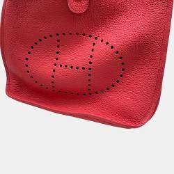 Pre Owned Hermes Evelyne 3 PM Bougainvillier Taurillon Clemence Bag