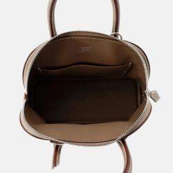 Pre Owned Hermes Bolide 1923 Mini Etoupe Evercolor Leather Tote Bag