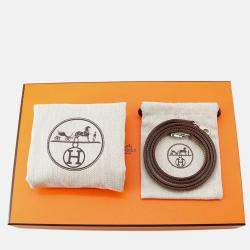 Pre Owned Hermes Bolide 1923 Mini Etoupe Evercolor Leather Tote Bag