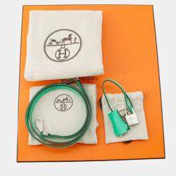 Pre Owned Hermes Kelly Sellier 25 Vert Comic Epsom Leather Top Handle Bag