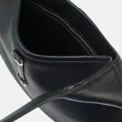 Pre Owned Hermes Trim 31 Black Taurillon Clemence Leather Shoulder Bag
