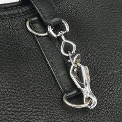 Pre Owned Hermes Trim 31 Black Taurillon Clemence Leather Shoulder Bag