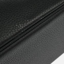 Pre Owned Hermes Black Taurillon Clemence Bolide 31 2way Handbag