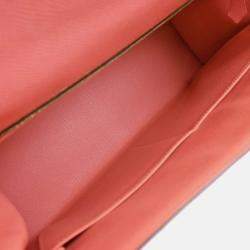 Pre Owned Hermes Kelly 32 Sellier Rouge Pivoine Epsom Leather Shoulder Bag