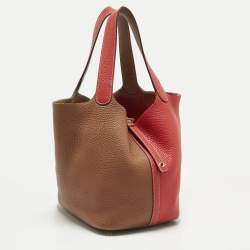 مملوكة مسبقًا حقيبة هيرمس بيكوتين لوك 22 جلد كليمنس نوار توريلون