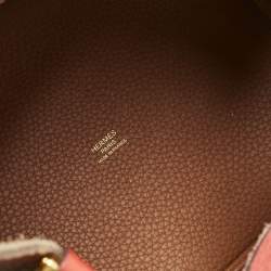 مملوكة مسبقًا حق يبة هيرمس بيكوتين لوك 22 جلد كليمنس نوار توريلون