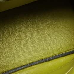 Pre Owned Hermes Vert Anis Ostrich Palladium Finish Birkin 30 Bag
