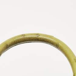 Pre Owned Hermes Vert Anis Ostrich Palladium Finish Birkin 30 Bag