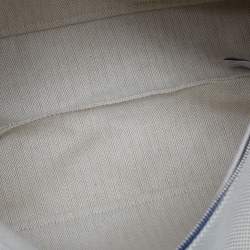 مملوكة مسبقًا Hermès Gris Perle Canvas Large Cabriole Bride-a-Brac Case