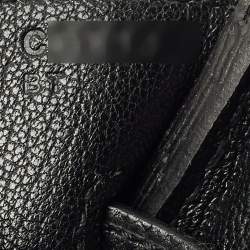 Pre Owned Hermes Noir Epsom Leather Gold Finish Birkin 30 Bag