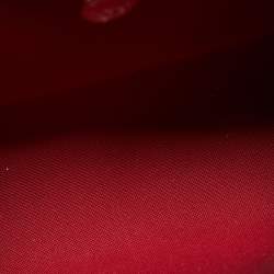 Pre Owned Hermes Rouge Grenat/Rouge H Toile and Vache Hunter Herbag Zip 31 Bag