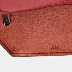 Pre Owned Hermes Rouge Grenat/Rouge H Toile and Vache Hunter Herbag Zip 31 Bag