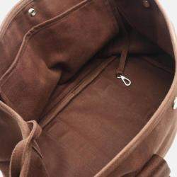 Pre Owned Hermès Valparaiso MM Brown Leather Handbag