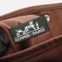 Pre Owned Hermès Valparaiso MM Brown Leather Handbag