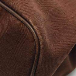 Pre Owned Hermès Valparaiso MM Brown Leather Handbag