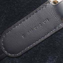 Pre Owned Hermes In The Loop 23 Caban Navy Blue Leather Handbag