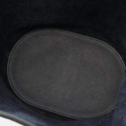 Pre Owned Hermes In The Loop 23 Caban Navy Blue Leather Handbag