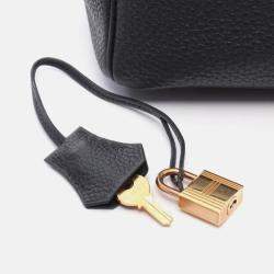 Pre Owned Hermes Birkin 30 Black Leather Handbag